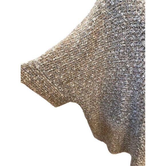 Lane Bryant Women's Plus Size 22 Tan Chunky Knit Cardigan Sweater Short Sleeve - Picture 3 of 8